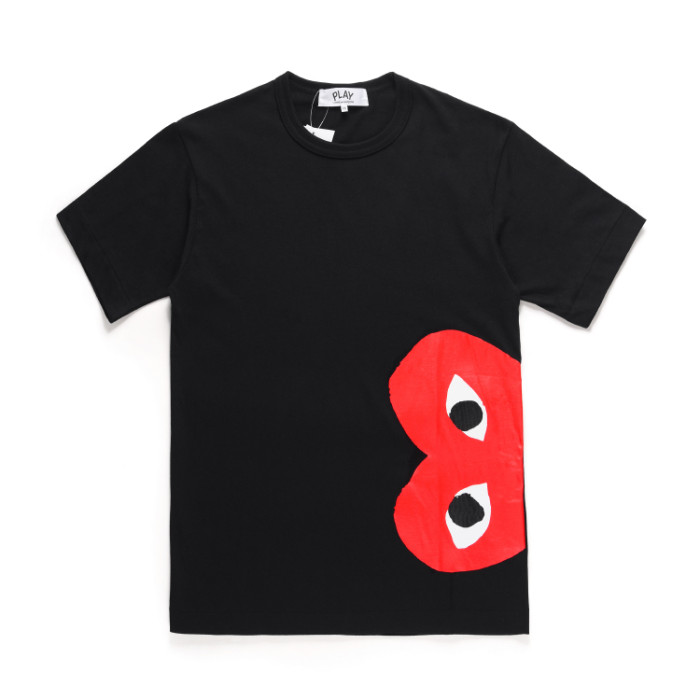 [50% Off]Cdg Play Side Large Red Heart T- shirt 2 Colors 22980683