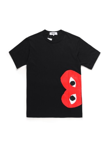 [50% Off]Cdg Play Side Large Red Heart T- shirt 2 Colors 22980683
