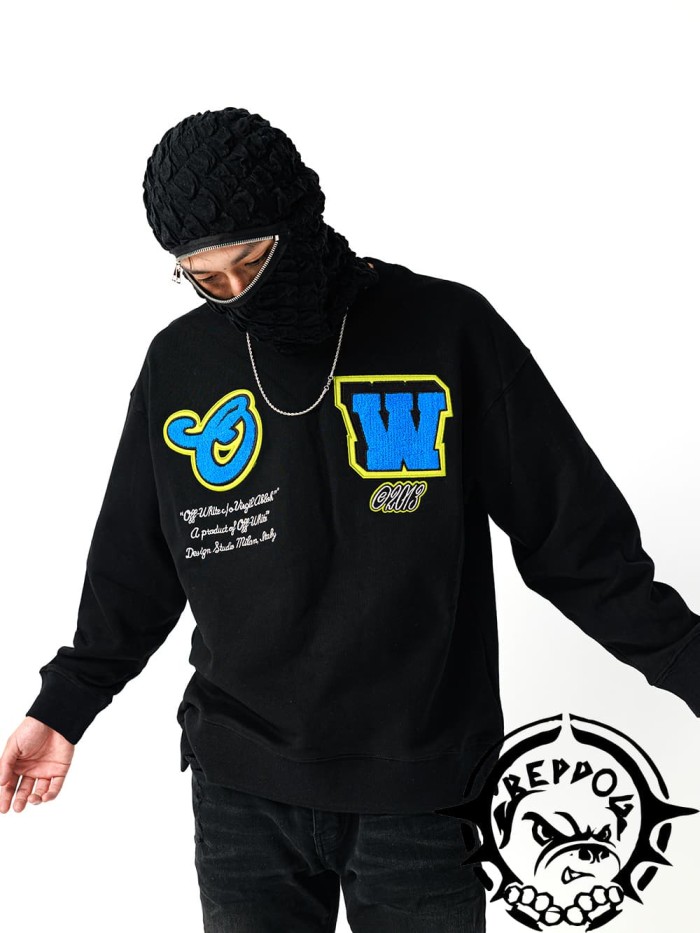 [50% Off]1:1 quality version Towel Embroidery Crew Neck Sweatshirt 231115025