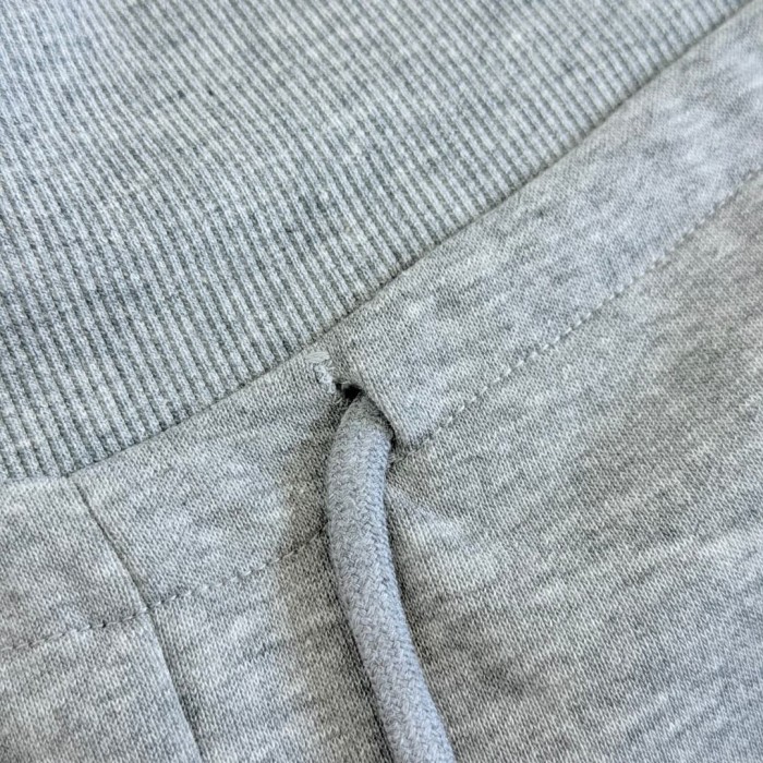 1:1 quality version American Streetwear Grey Dagger Floral Embroidery Drawstring Casual Sweat Shorts for girls 29392542