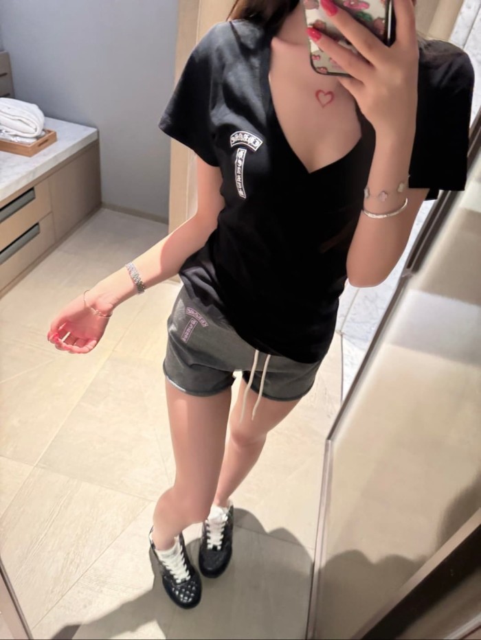 1:1 quality version American Casual Street Pink Arc Letter Graphic Drawstring Raw Edge Sweat Shorts for giarls 29392548