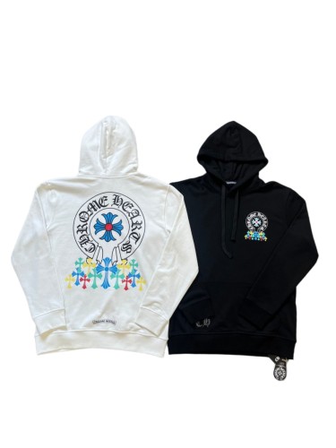 [50% Off]Colorful Multi Cross Print Hooded Sweatshirt 2 colors 23995100