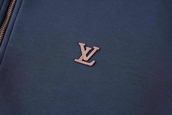 1:1 quality version Minimalist Street Front Small Embroidery Logo Back Plain Full Zip Drawstring Hoodie 29395031