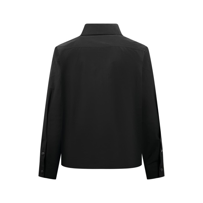 1:1 quality version Workwear Street Front Pocket Metal Ring Embellishment Regular Fit Collared Zip Jacket 2 colors 29395243