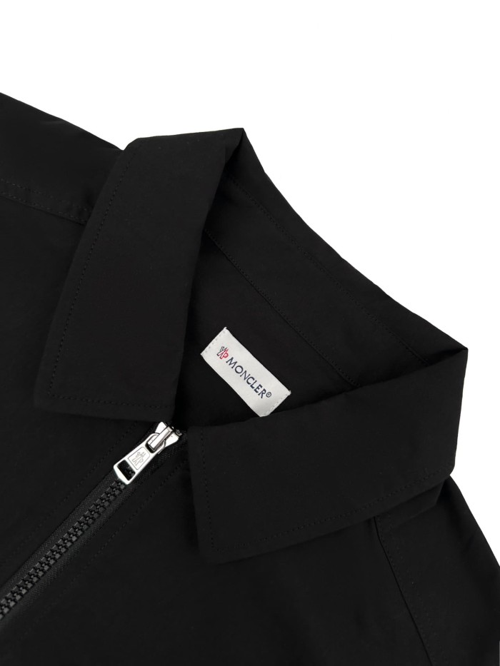 1:1 quality version Workwear Street Front Pocket Metal Ring Embellishment Regular Fit Collared Zip Jacket 2 colors 29395243