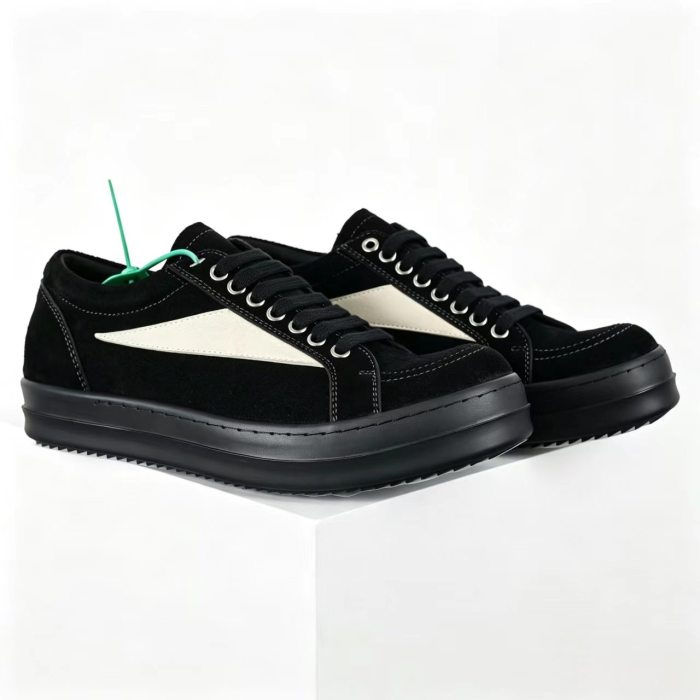 [plus-size shoes] 1:1 quality version DRKSHDW CONCORDIANS Suede Calfskin Round‑Toe Lace‑Up Low‑Top Skate Shoes 29396601