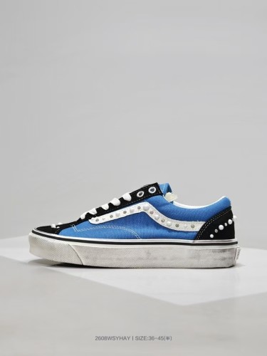 Lx Old Skool 36 Classic Comfortable Versatile Low‑Top Unisex Blue Black Skate Shoes 29398344