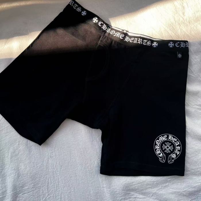 1:1 quality version Gothic Letter Cross Print Cotton Breathable Stretch Men Underwear Boxers 29399376