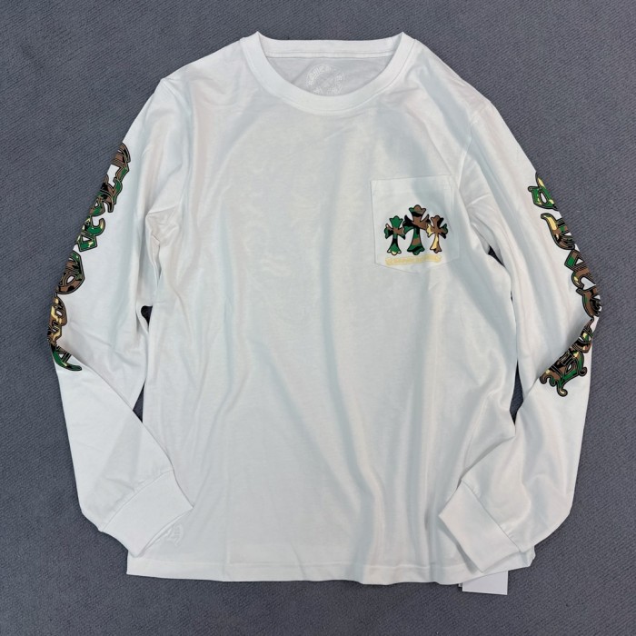 [50% Off]1:1 quality version New Sanskrit Letter Camouflage Print Long Sleeve T-Shirt 2 colors 25476836