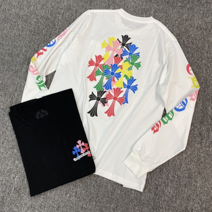 [50% Off]1:1 quality version Colorful Cross Long Sleeve 2 colors 25885532