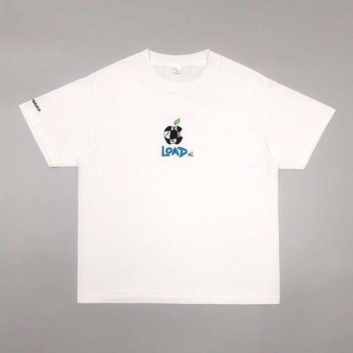 [Big & Tall for weights up to 220 lbs]1:1 quality version Loading Graffiti‑Font Checkerboard Apple Print T-shirt 29409223