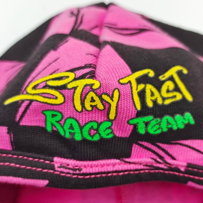 Pink‑Black Checkerboard All‑Over Print Hand‑Letter Embroidery Balaclava Shiesty Mask 29409214