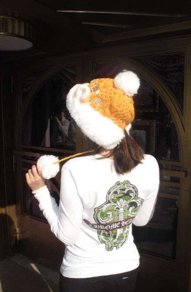 1:1 quality version Green Sword Vine Print Waffle Slim‑Fit Long Sleeve Tee 29426184
