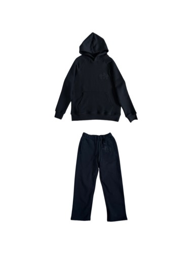 1:1 quality version Cross CH Letter Patch Embroidery Hoodie & Pants Set 29456676