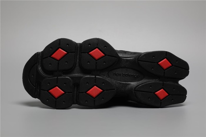 [plus-size shoes]New B@L@nce 9060 Black Red Color Block Mesh Cushion Low Top Dad Sneakers 29461062