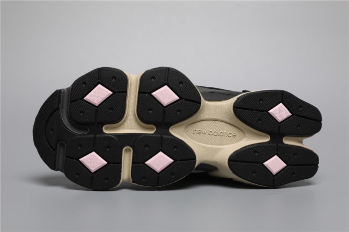 [plus-size shoes]New B@L@nce 9060 Black Pink Color Block Mesh Cushion Low Top Dad Sneakers 29461055