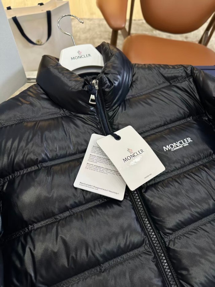 1:1 quality version  Acorus Black Shiny Nylon Stand‑Collar Short Down Jacket 2 colors 29465323