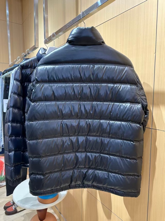 1:1 quality version  Acorus Black Shiny Nylon Stand‑Collar Short Down Jacket 2 colors 29465323