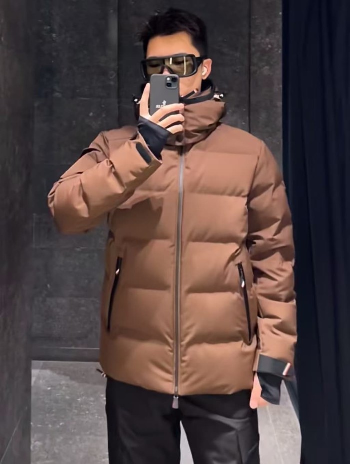1:1 quality version Grenoble Matte Detachable Hood Badge High Performance Ski Down Jacket 2 colors 29468356