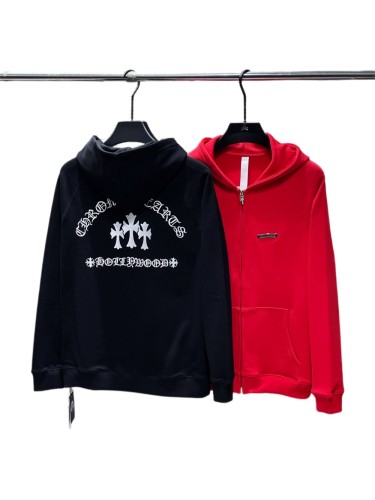 [50% Off]Three Crosses Sanskrit Print Zipper Sweatshirt 2 colors 26914186