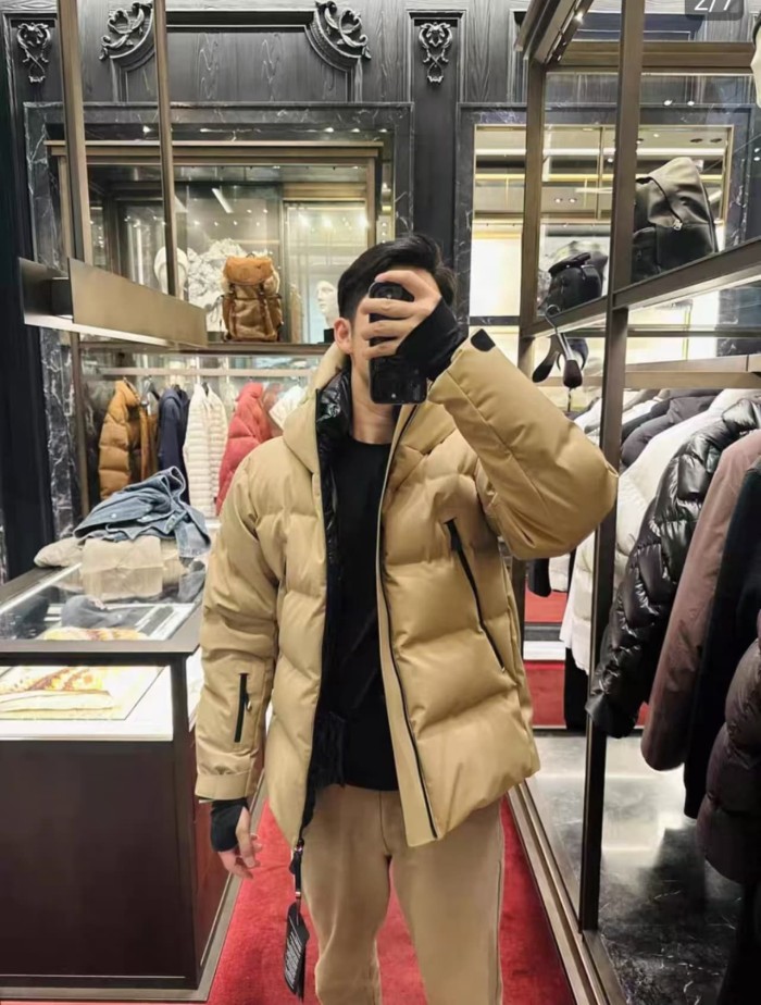 1:1 quality version Grenoble Matte Stand Collar Hooded Technical Outdoor Ski Down Jacket 3 colors 29468530