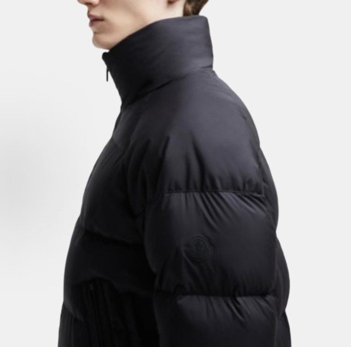 1:1 quality version Outdoor Casual Style Matte Badge Stand Collar Short Down Jacket 2 colors 29468278
