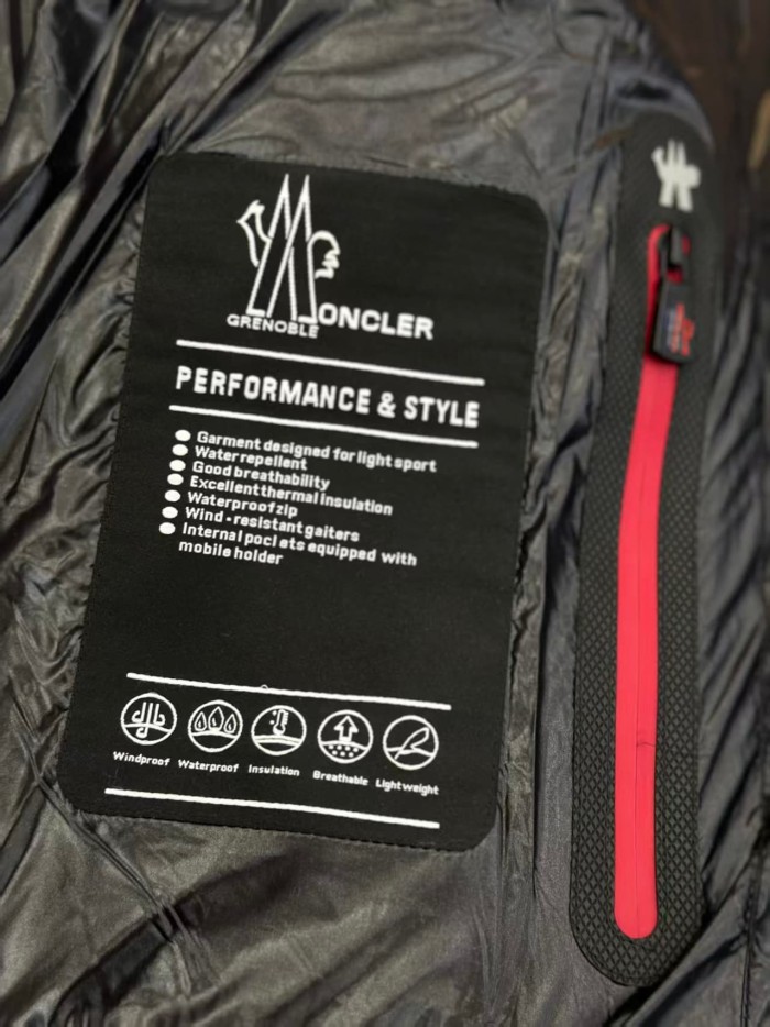 1:1 quality version Grenoble Matte Detachable Hood Badge High Performance Ski Down Jacket 2 colors 29468356