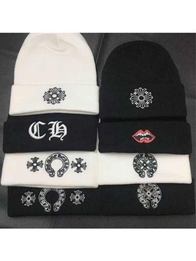 [50% Off]Horseshoe Loop Embroidered Knit beanie 8 colors 27003953
