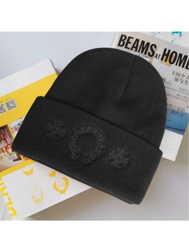 [50% Off]Horseshoe Cross Embroidered Knit beanie 27004179