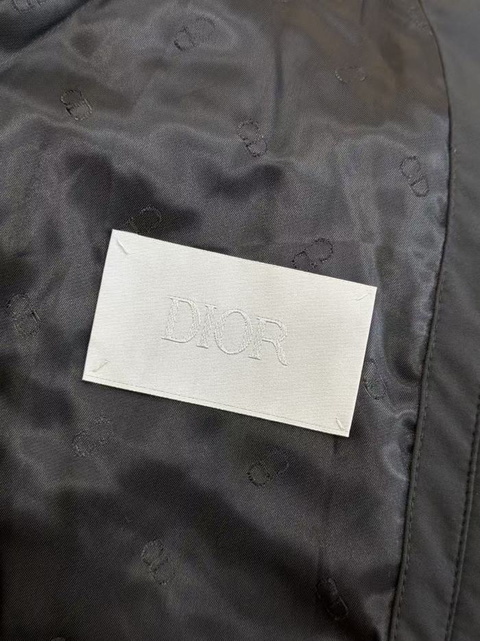 1:1 quality version CD Embroidered Logo Hooded Quilted Down Jacket 2 colors 29481998