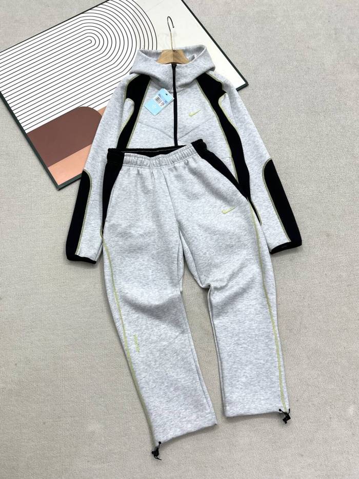 NOCTA Color Block Contrast Stitch Zip Hoodie & Pants Set 3 colors 29482114
