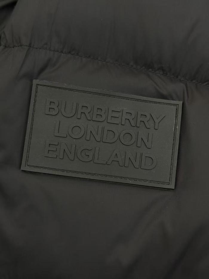 1:1 quality version Rubber Logo Patch Hooded Quilted Casual Zip-Up Down Jacket 3 colors 29481485