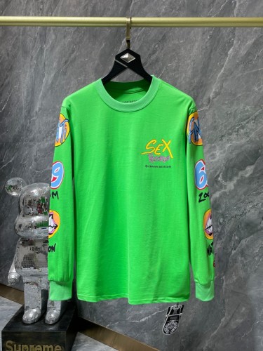 [50% Off]Sex Records Double Sleeve Graffiti Long Sleeve T-Shirt 27144033