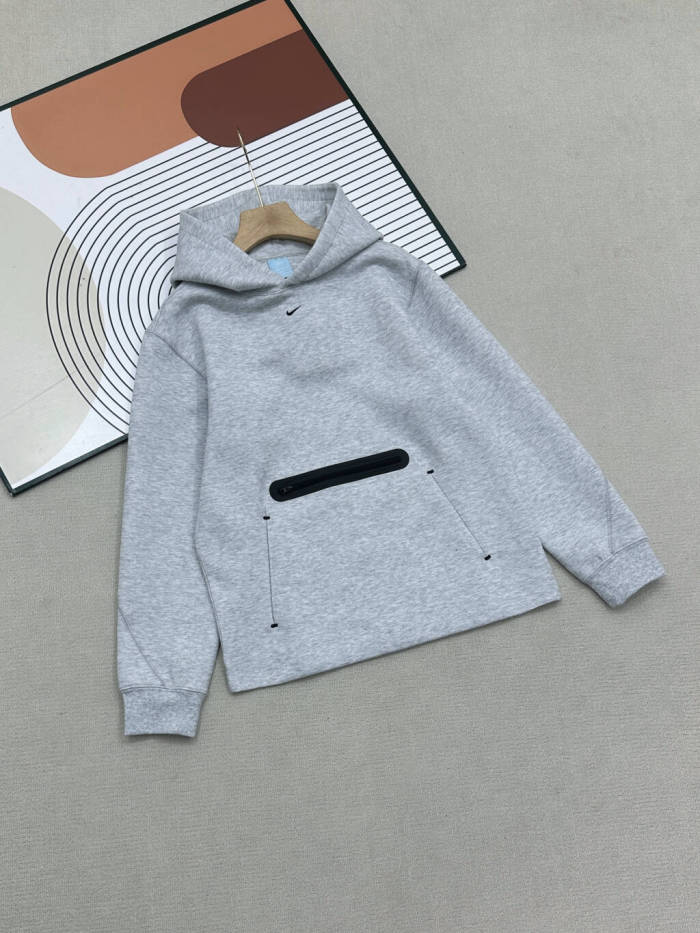 Tech Fleece Bonded Zip Pocket Hooded Sports Hoodie & Pants Set 2 colors 29482208