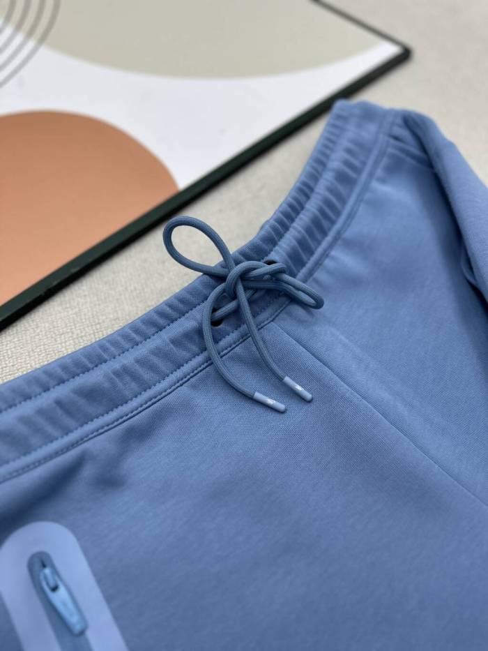 NOCTA Tech Fleece Solid Color Bonded Zip Pocket Hooded Sports Hoodie & Pants Set 2 colors 29482390