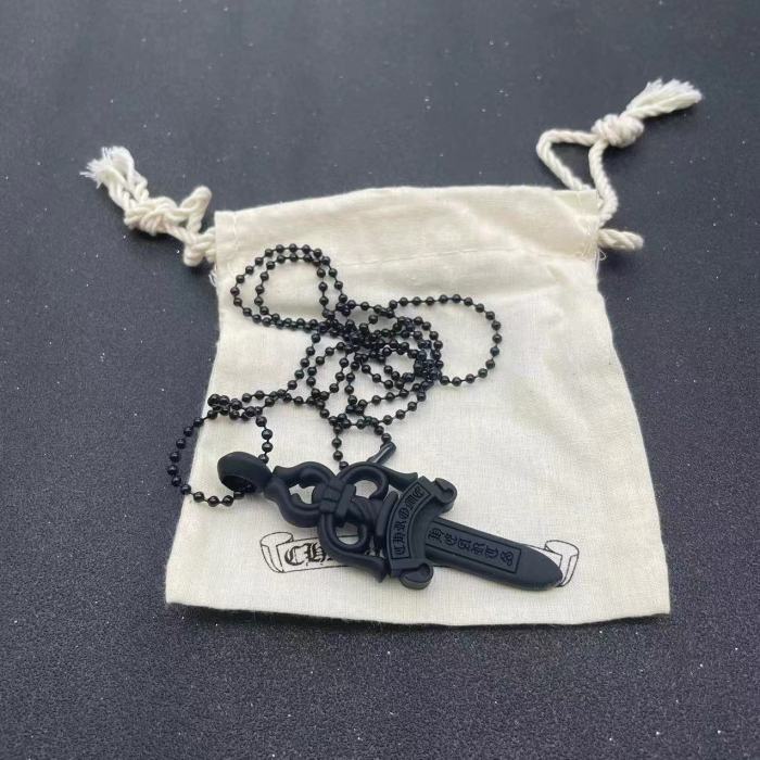 [50% Off]Macaron Multicolor Resin Sword Necklace 7 colors[【with dust bags】27316404