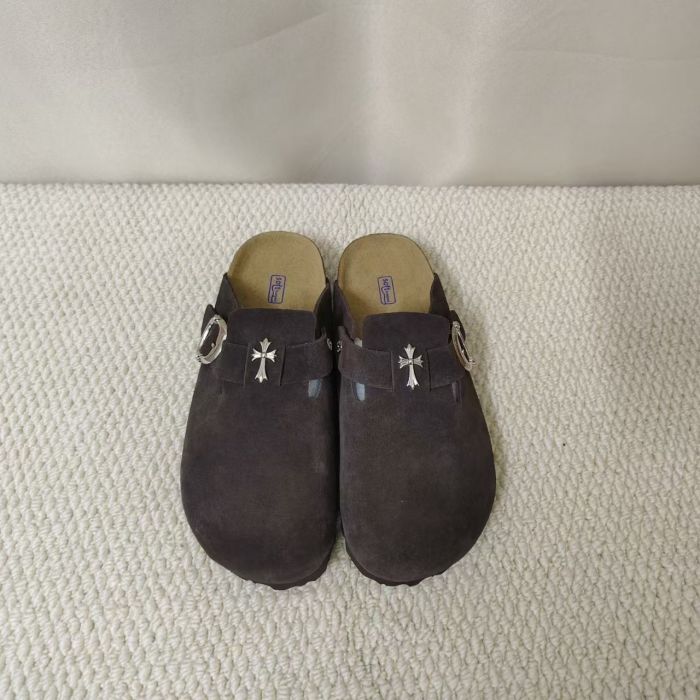 Birkenstock Boston Cross Silver Buckle Suede Mule Clogs 8 colors 29491472