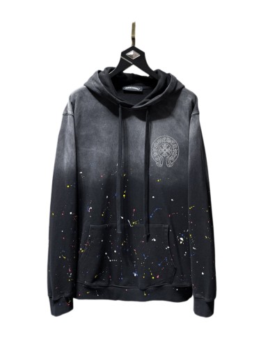 [50% Off]Splash Ink Gradient Rhinestone Horseshoe Hoodie 3 colors 27615590