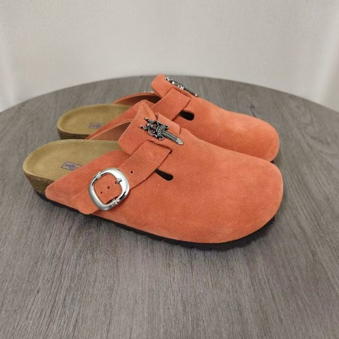Birkenstock Collaboration Sterling Silver Dagger Suede Toe-Cap Mule Clogs 7 colors 29491451