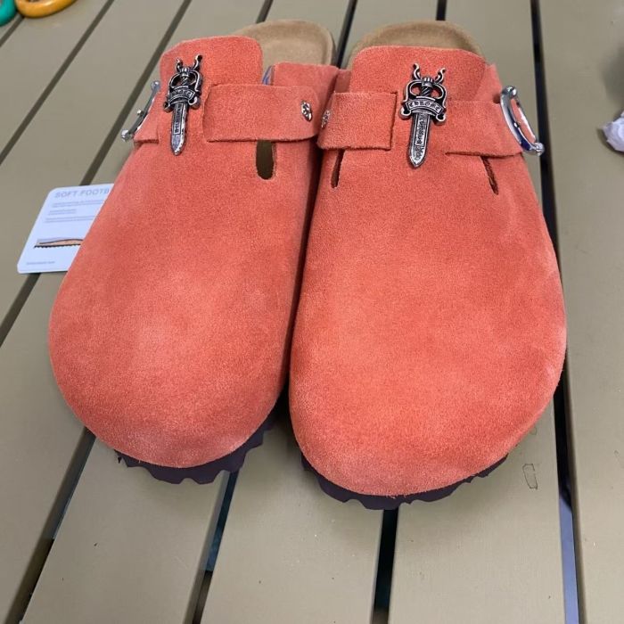 Birkenstock Collaboration Sterling Silver Dagger Suede Toe-Cap Mule Clogs 7 colors 29491451