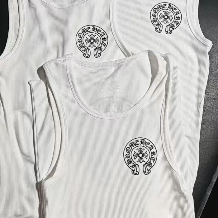 Sanskrit Horseshoe Cross Slim Sleeveless Tank Top Camisole 2 colors 29491315