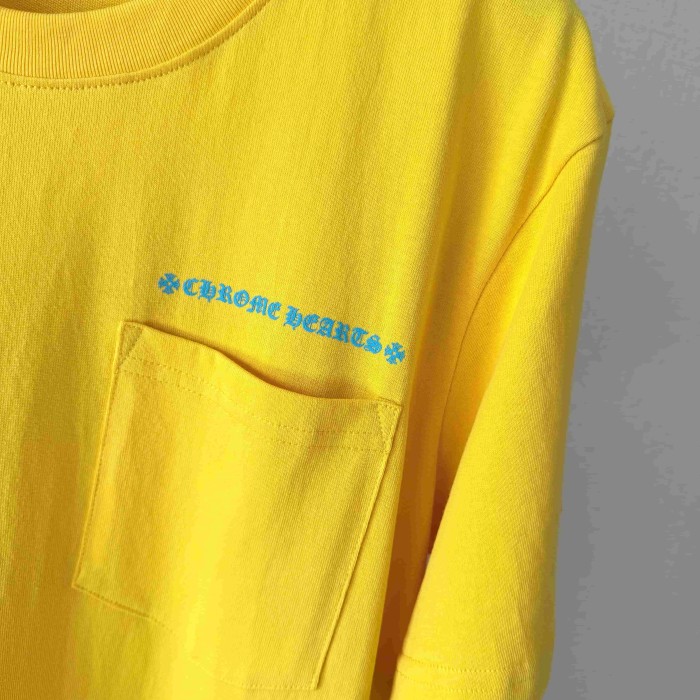 1:1 quality version Dagger Droplet Print Back Nervous Graffiti Letter Print Tee 29495067