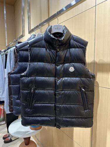1:1 quality version Stand Collar Casual Badge Glossy Puffer Vest 5 colors 29495318