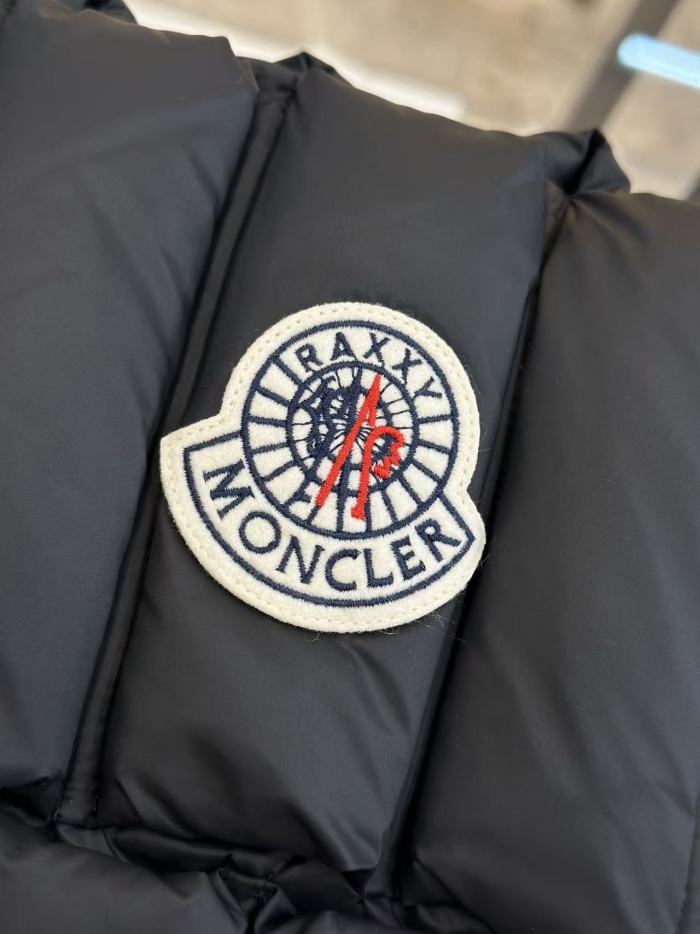 1:1 quality version Stand Collar Square Quilted Badge Logo Zipper Solid Color Down Vest 2 colors 29495418