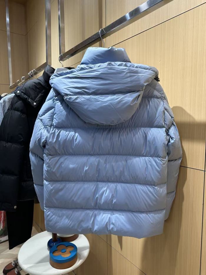 1:1 quality version Hooded Arm Badge Logo Snap Placket Loose For Woman Down Jacket 4 colors 29497994