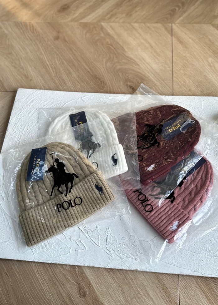 Classic Small Logo Embroidery Cable Knit Beanie 8 colors 29498188