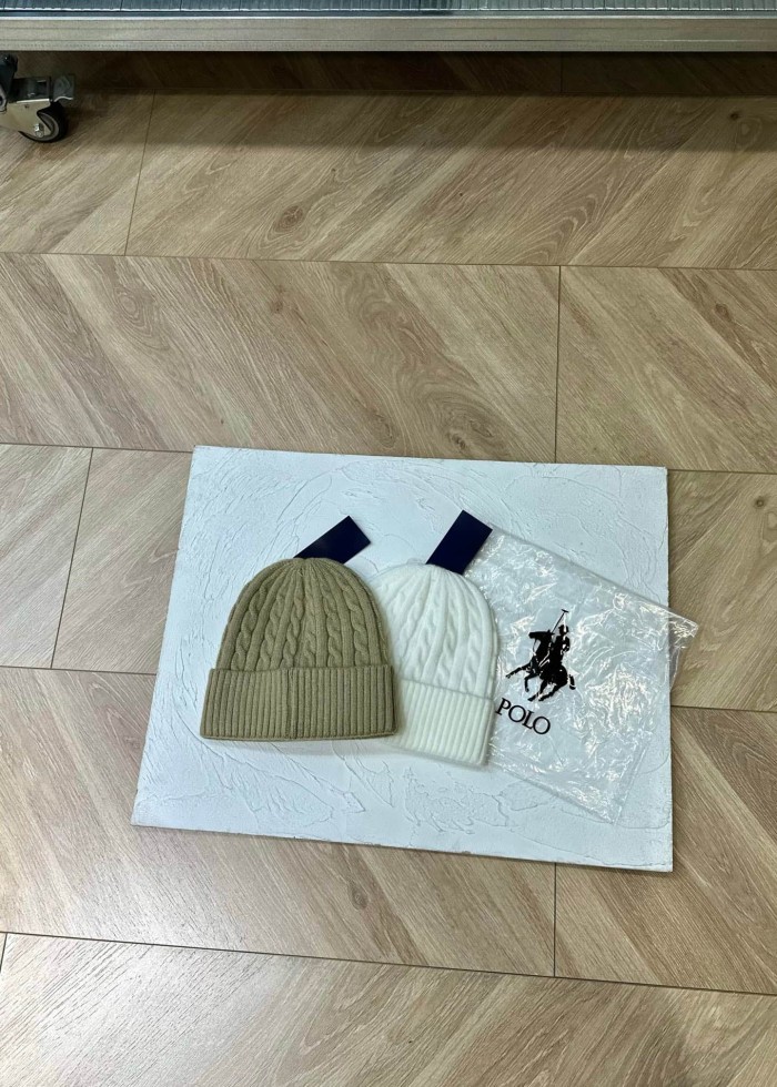Classic Small Logo Embroidery Cable Knit Beanie 8 colors 29498188