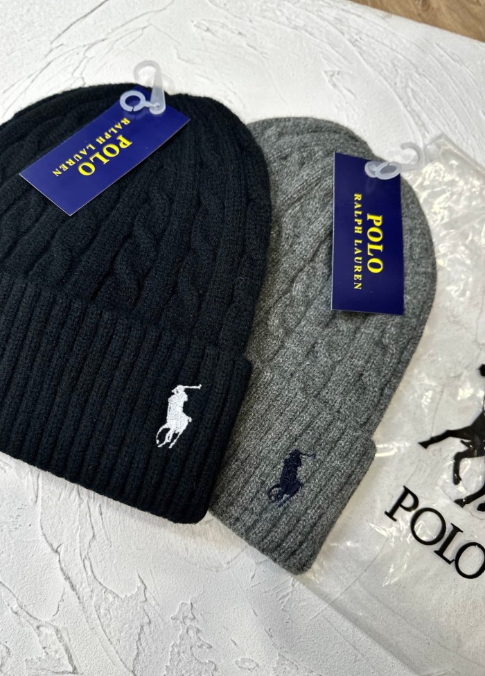 Classic Small Logo Embroidery Cable Knit Beanie 8 colors 29498188