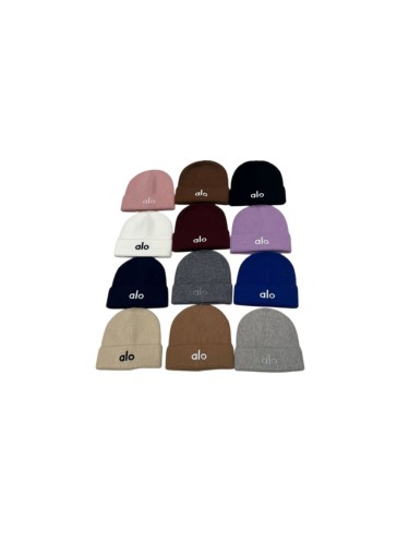 White Embroidered Logo Thick Warm Unisex Knit Beanie 12 colors 29498268