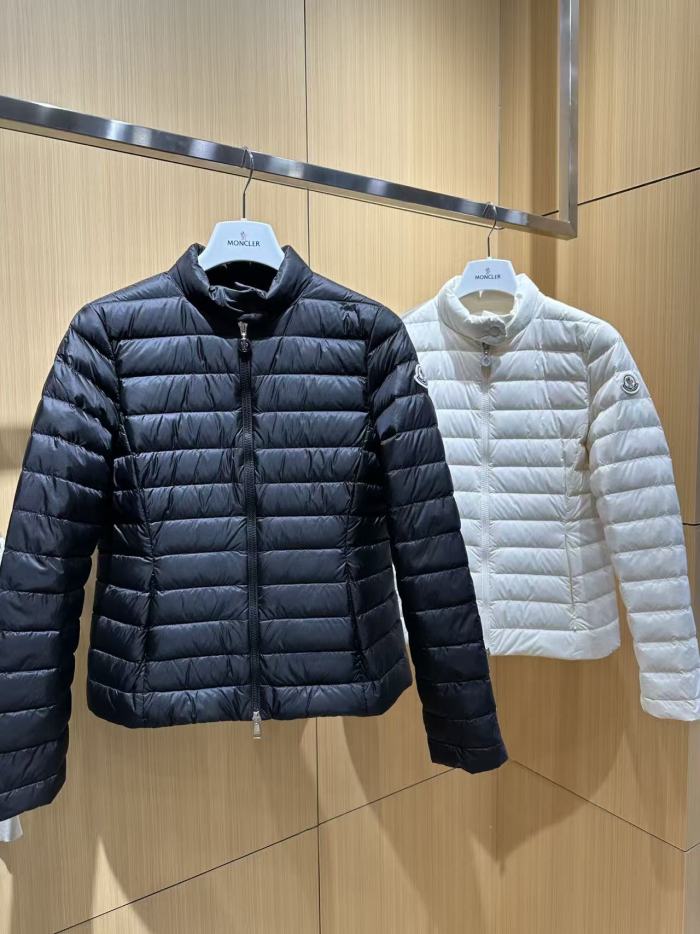 1:1 quality version Stand Collar Badge Logo Zipper Channel Quilted Slim Fit Down Jacket 2 colors 29498026